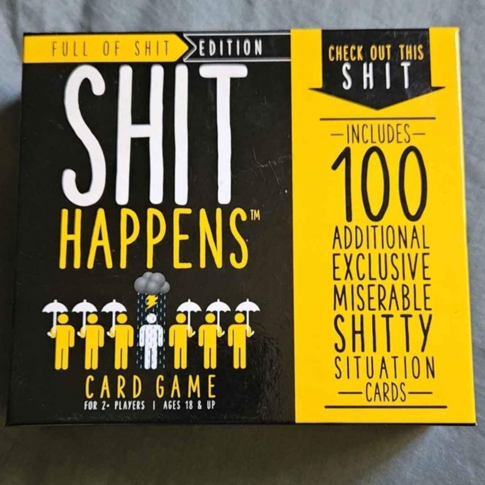 SH*T HAPPENS Adult 18+ card game
